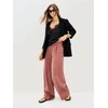Sinsay - Široke pantalone sa mešavinom lana - oker
