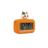 iTOTAL Sat Budilnik Cats Digitalni Narandzasti XL2836