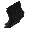 Jack & Jones črna 5 pack nogavice Jens