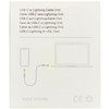 GEMBIRD Adapter kabl/ USB-C na iPhone Lightening/ CCP-AMCM-AMLM-1.0M/ USB 3.0/ 1m/bela