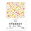 Risbe 180 g, A3, 10 kosov, bela barva