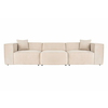 ATELIER DEL SOFA Sofa trosed Lora 3 Seater Cream