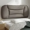 Vidaxl Blazina za vzglavje Hvar taupe 80 cm blago