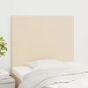Vidaxl vidaXL Vzglavja za posteljo, 2 kosa, kremna, 90x5x78/88 cm, blago