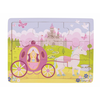 Bigjigs Toys Lesena sestavljanka Princeska s kočijo
