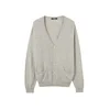 GOBI Cashmere Pletena jopa dimno-siva