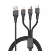 Data kabl LDNIO LC96 u 4.2A 3 u 1 sivi 1.2m