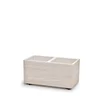 Prosperplast Saksija Madera Case Eco Wood A800W, Bela