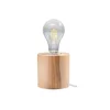 Sollux SL.0674 - Stona lampa SALGADO 1xE27/60W/230V drvena