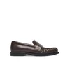 Calvin Klein Loaferke Round Loafer Lth HW0HW03126 Temno rjava
