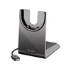 HP Poly Voyager 4320 USB-C Headset +BT700 dongle +Charging Stand, Black