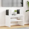 vidaXL TV omarica Bela 60 x 35 x 40 cm Konstruiran les