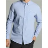 Sinsay - Pamučna slim fit košulja - bledoplavo