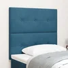 vidaXL vidaXL Tapecirano vzglavje s gumbi Temno modra 80 cm Žamet, (22052292)