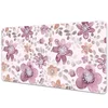 Decormat Podloga za pisalno mizo Roza cvetje 90x45 cm