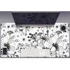 Decormat Podloga za pisalno mizo Black and white pattern 120x60 cm
