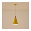 Luster na sajli SIMPLO 1xE27/15W/230V žute boje, prečnika 20 cm