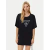 Guess Majica E4GI00 K68D2 Črna Regular Fit