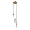 ITALUX PND-40760-3-HBR - Luster na sajli TARASO 3xE14/40W/230V zlatni