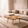 Hanah Home klub sto Inci 100, 100 cm, hrast
