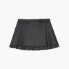Cropp - Plisirana mini suknja - tamno siva