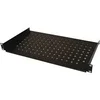 Polica fiksna 600mm rack kačenje na 4 tačke/podesivi zadnji držači Mirsan 19/1U crna MR.SBR60.01_YK