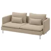SÖDERHAMN Sofa trosed, Kelinge bež