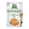 Brit Care Mačji fileti v želeju s polnovredno tunino 85g