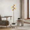 Opviq Podna lampa Benek-20-15-14524, Zlatne boje