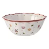 Belo-rdeča porcelanasta božična skleda Toy´s Delight Villeroy&Boch, o 14,8 cm