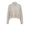 WE Fashion Bluza bež/oliva