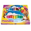 BTS Okrogel mehak plastelin, nestrupen, 24 barv