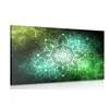 Slika Mandala z galaktičnim ozadjem v odtenku zelene - 60x40