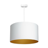 Luster na sajli ARDEN 1xE27/60W/230V prečnik 40 cm bela/zlatna