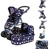 Knorrtoys kolica coco-star blue pink ( 907432 )