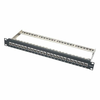 XtendLan Patch panel 19, 24 priključkov z odstranljivim izhodiščem Cat6a, zaščiten