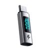 USB-C v USB-C OTG adapter Mcdodo Wales Series OT-6090 100W, 5A, polnjenje in prenos podatkov, digitalni prikaz - black