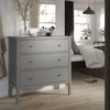 GULLABERG Komoda s 3 fioke, siva, 99x48x100 cm