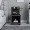 Hanah Home Noćni ormarić Ullman 35,6x72x37,4cm Antracit
