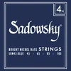 Sadowsky Blue Label Bass String Set - 4 String Nickel 45-105