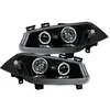 OEM Kristalni farovi Angel Eyes Renault Megane II (2002-2005), Crni