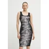 Obleka Versace Jeans Couture črna barva, 78HAO9P6 JS476