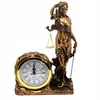 Dekorativna stoječa ura s figurico Temide - boginje pravice