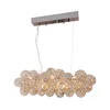 ByRydens 4200880-5503 - Luster na sajli GROSS BAR 8xG9/4W/230V zadimljena/braon