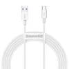 BASEUS Baseus Superior Series USB na USB-C kabel 66 W, 2 m, bela