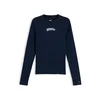 Tommy Jeans Majica ESS mornarska / bela