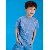 Sinsay - Komplet majice kratkih rukava i kratkih pantalona - grey blue