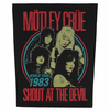 Velik našitek Mötley Crüe - Shout At The Devil - RAZAMATAZ - BP1113