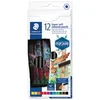 BOJE DRVENE 12BOJA SUPER SOFT BLACK DESIGN JOURNEY STAEDTLER 149C C12 BLISTER