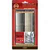 Koh-I-Noor Set drvenih bojica Polycolor 3822, Gray line, 12 komada